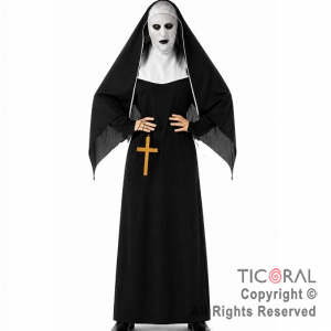 DISFRAZ LA MONJA ADULTO TALLE XL (GY-101503)